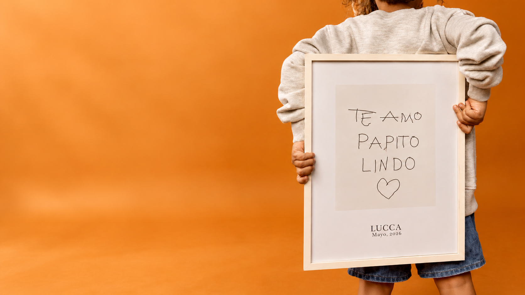 Cool Poster by Your Kid — regalo personalizado para el Día del Padre con el dibujo de tu peque